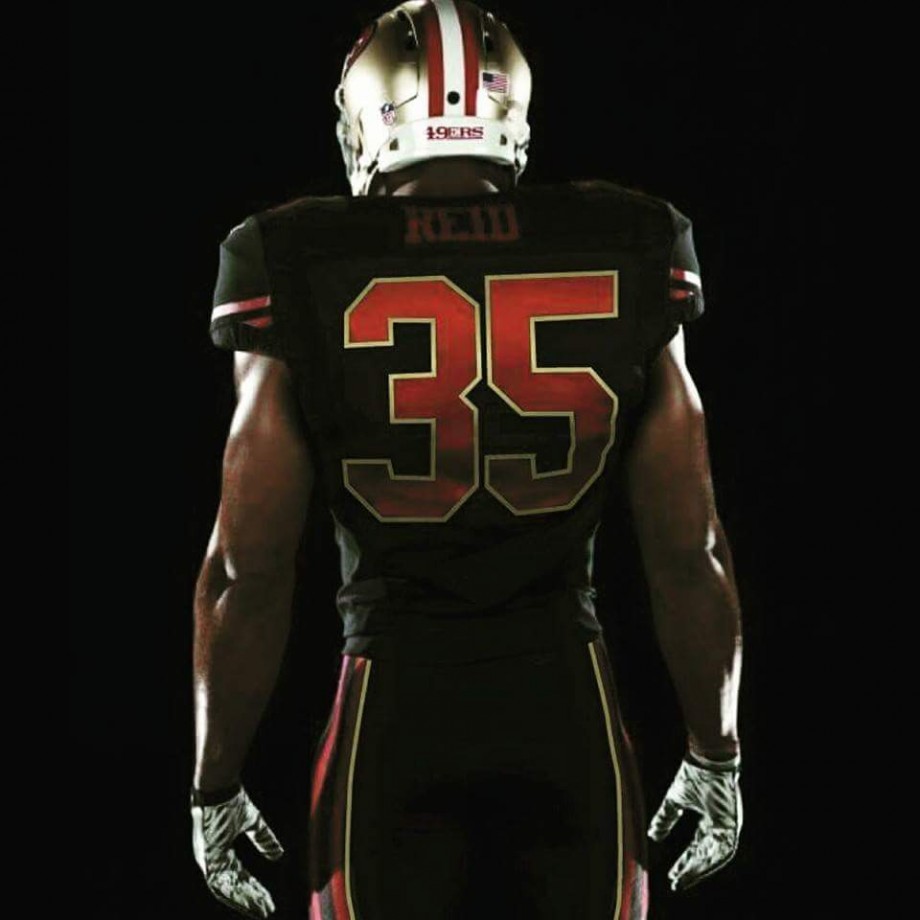 49ers black and gold jersey